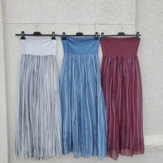 Silk Stripe Skirts